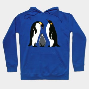 THREE EMPEROR PENGUINS Hoodie